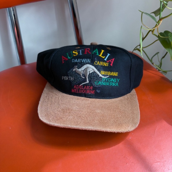 vintage AUSTRALIA Kangarouu Dad hat 2 tone - Picture 8 of 9
